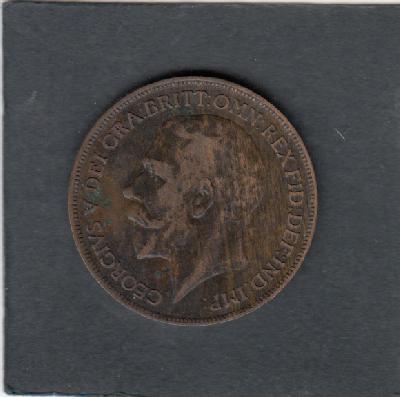 Beschrijving: 1 Penny  GEORGIUS V